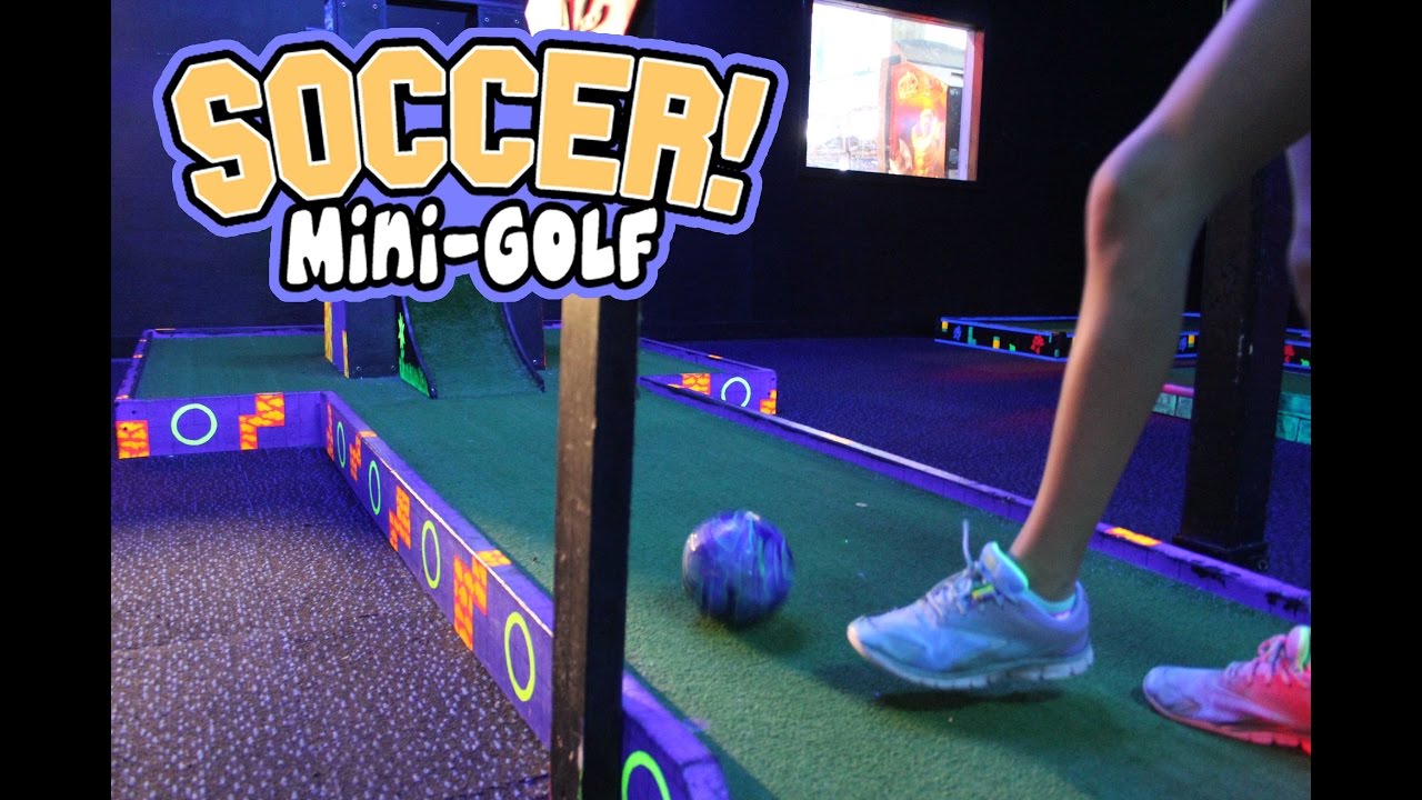 Soccer Mini-Golf at the Family Fun Center XL in Omaha