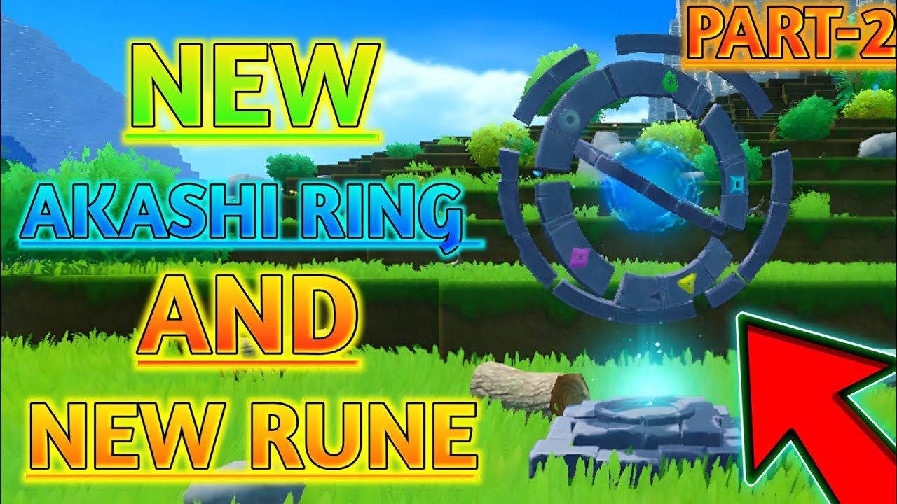LIGHTUS AKASHI RING PART-2 || UPGRADE RUNES || OPEN WORLD GAME 