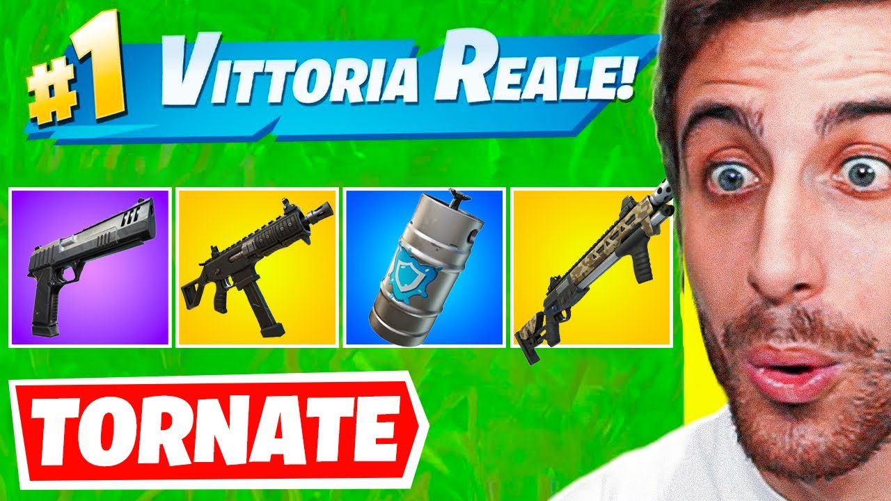 Ecco TUTTE le Armi FORTISSIME che Sono TORNATE! *AGGIORNAMENTO* Fortnite ITA!