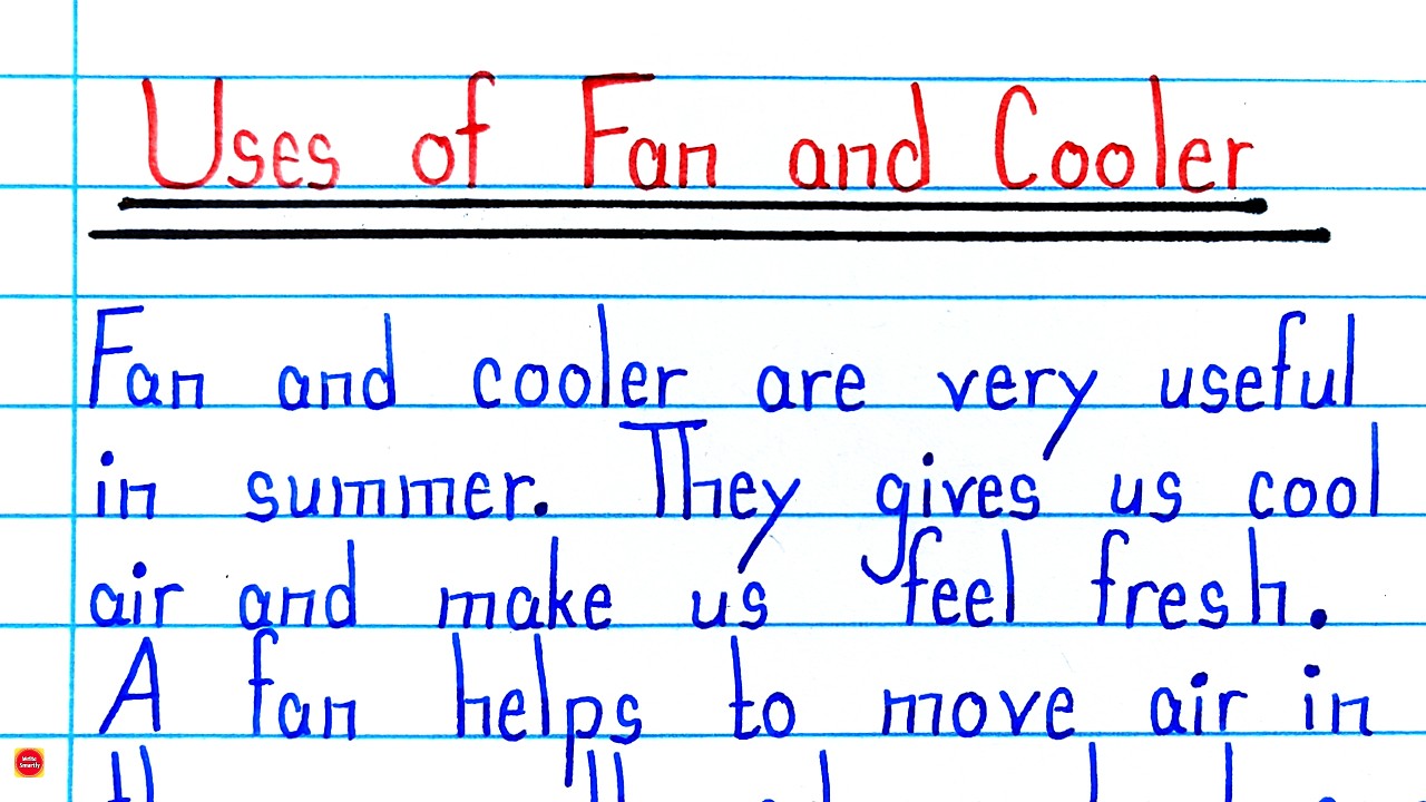 Uses of Fan and Cooler in summer Essay in English | 10 Lines Essay | Summer Essay Writing