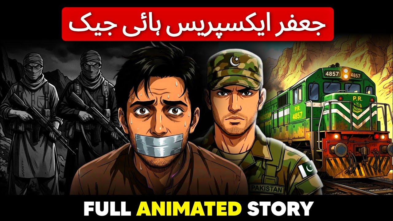Jaffar Express Ko Kese Bachaya Gaya? | 2D Animated Full Story