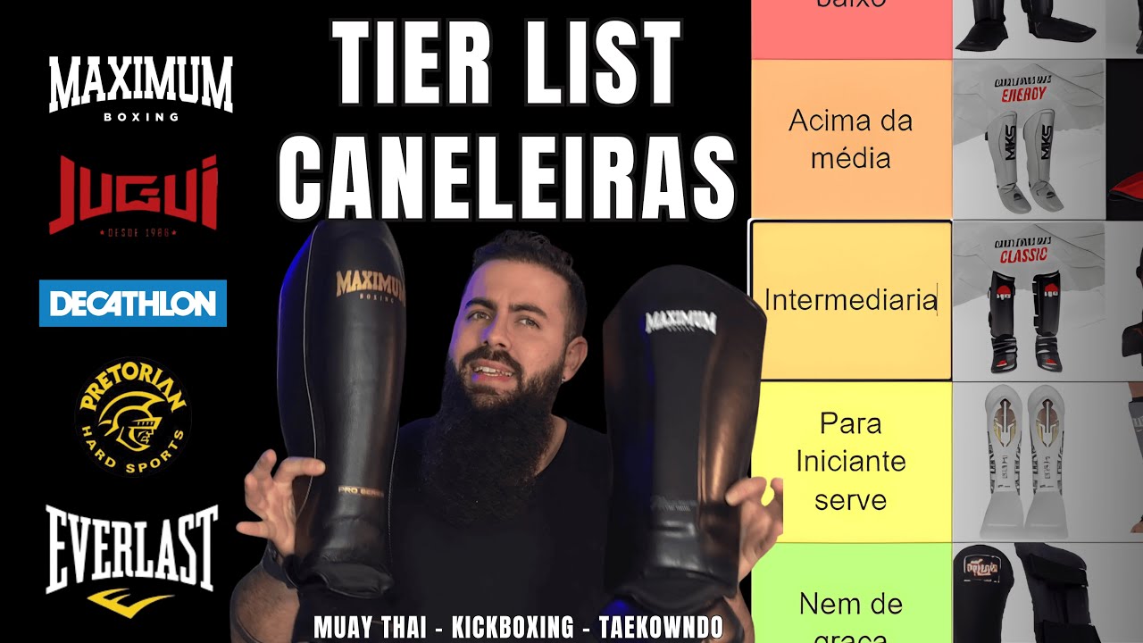 RANKING DE CANELEIRAS PARA MUAY THAI   - Tier List