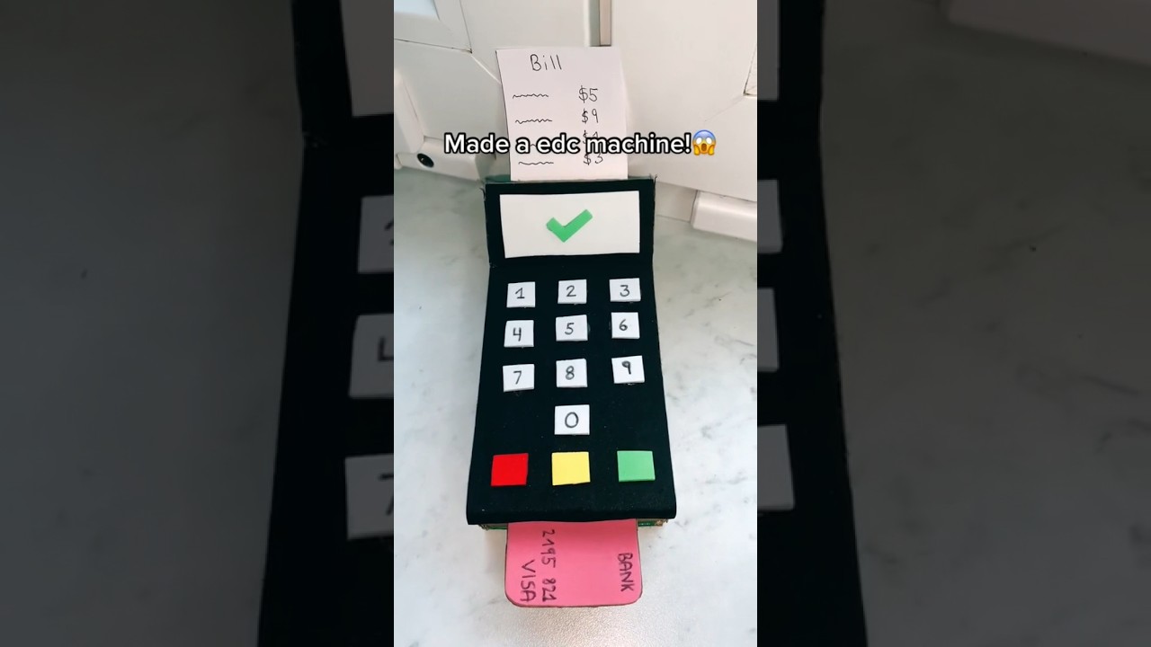 Part 2 card machine made out of cardboard crafts #cardboardcrafts #art #blowup