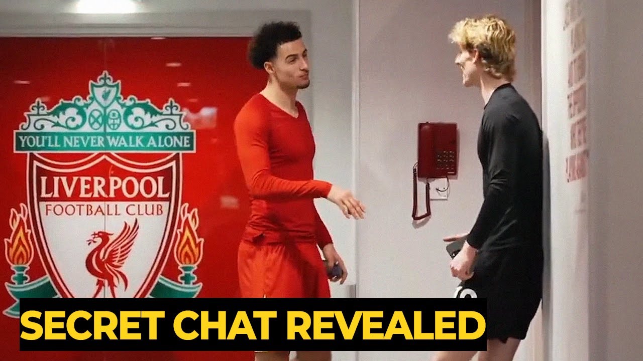 Liverpool fans funny react as Curtis tells Gordon how to get sent off & avoid facing them in final