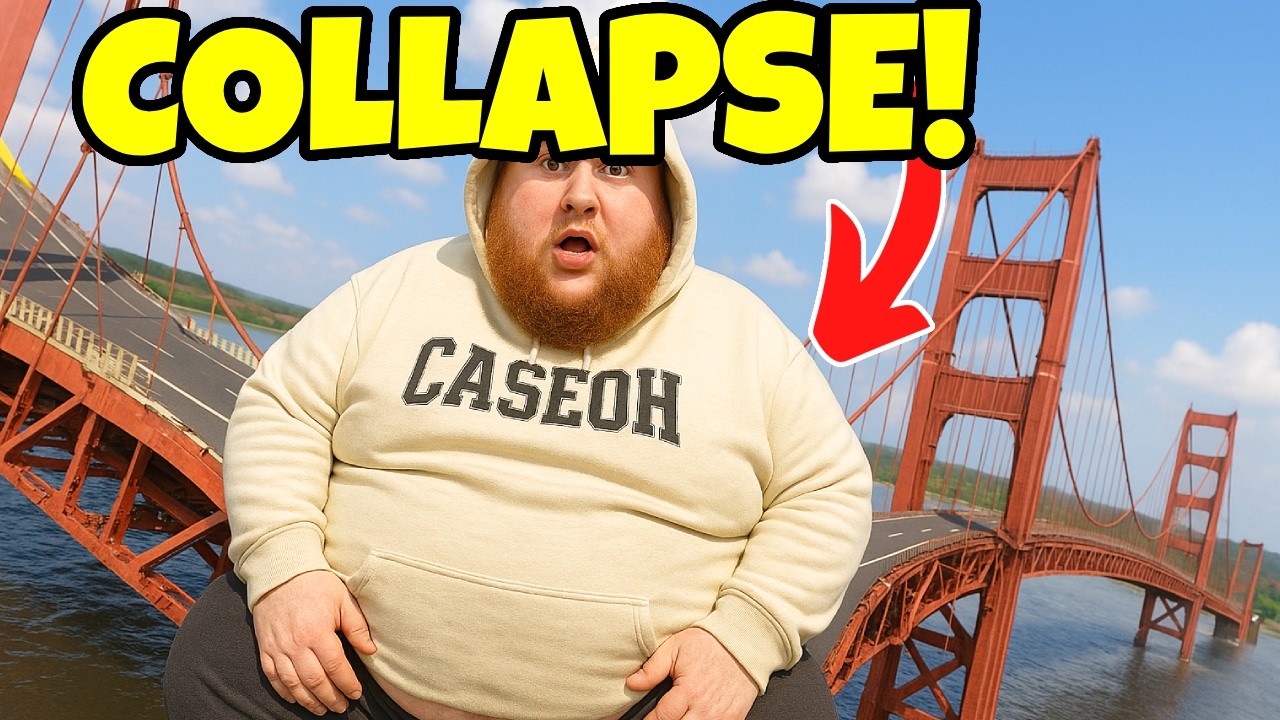 CaseOH Destroys GOLDEN GATE BRIDGE! (Collapse) | Teardown