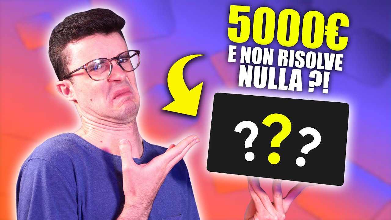 HO SPESO 5000€ PER QUESTO PRODOTTO E FA PURE SCHIFO?! *scandaoloso*