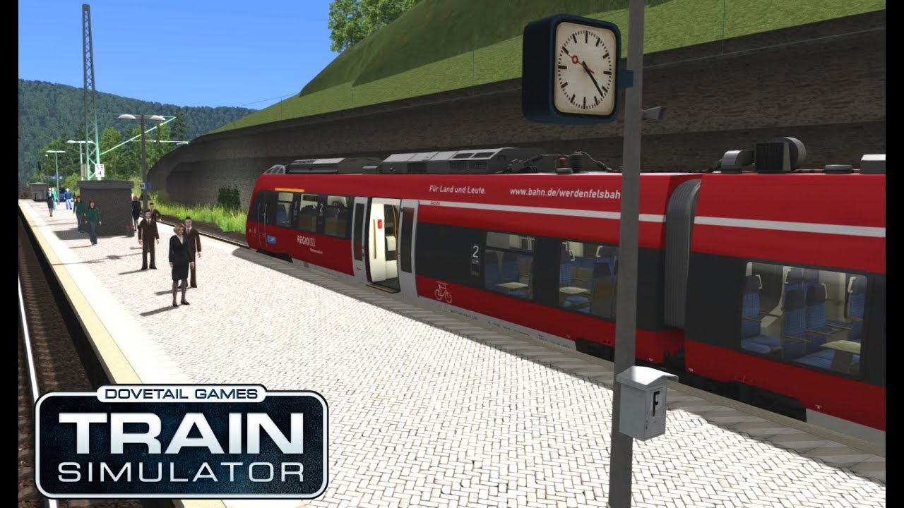 Train Siulator 2018 | Talent 2 mit Ansagen durchs Moseltal