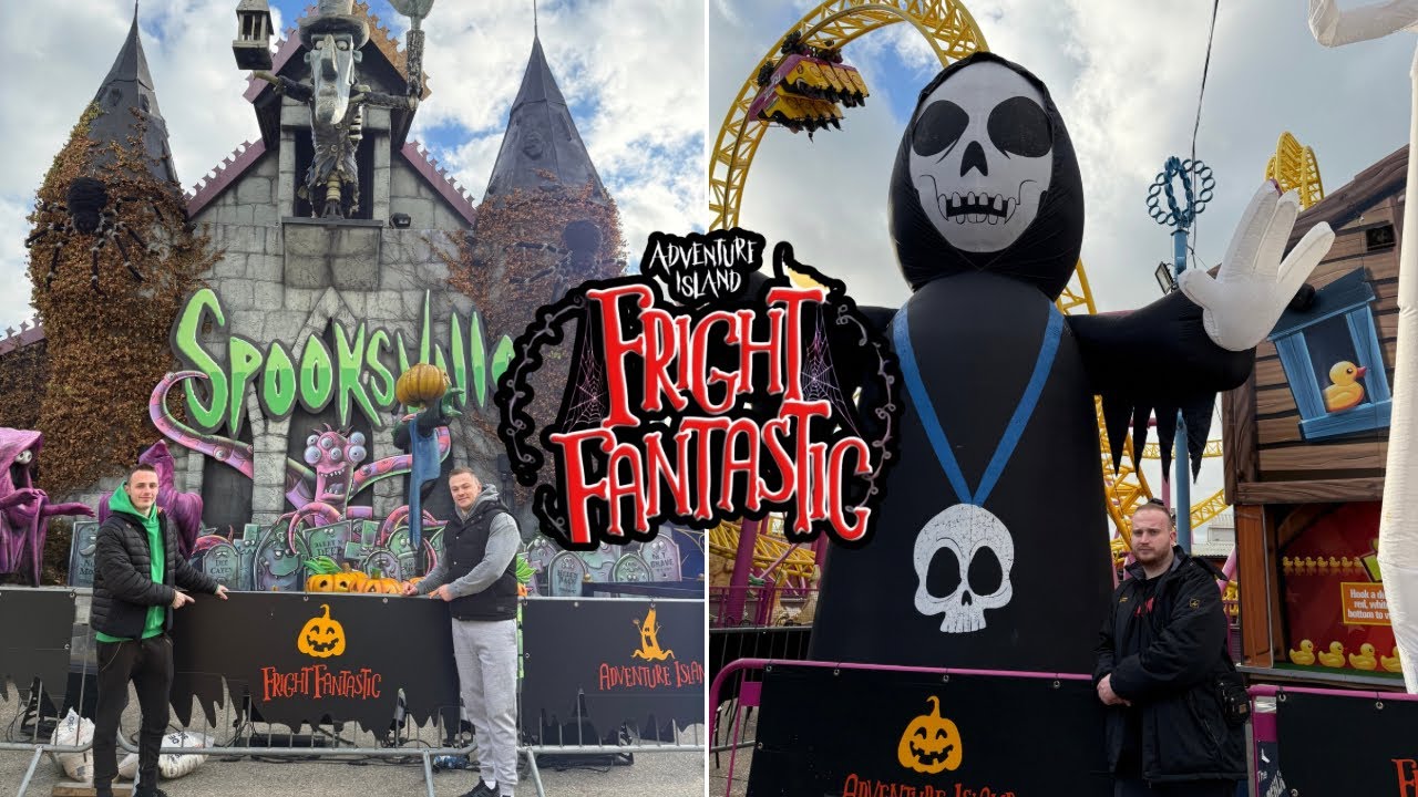 Видеоблог Adventure Island Fright Fantastic, октябрь 2025 г. — все от первого лица и многое другое!
