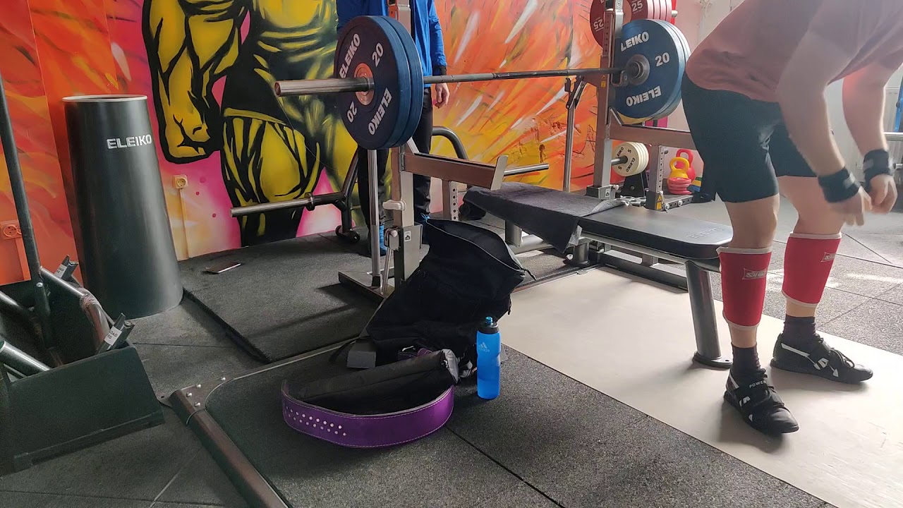 Bench attempt 1 100 kg, 3 March 2021