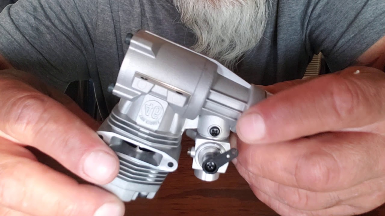 O.S. Max .46AXII ABL BB Model Airplane Engine with Muffler unboxing