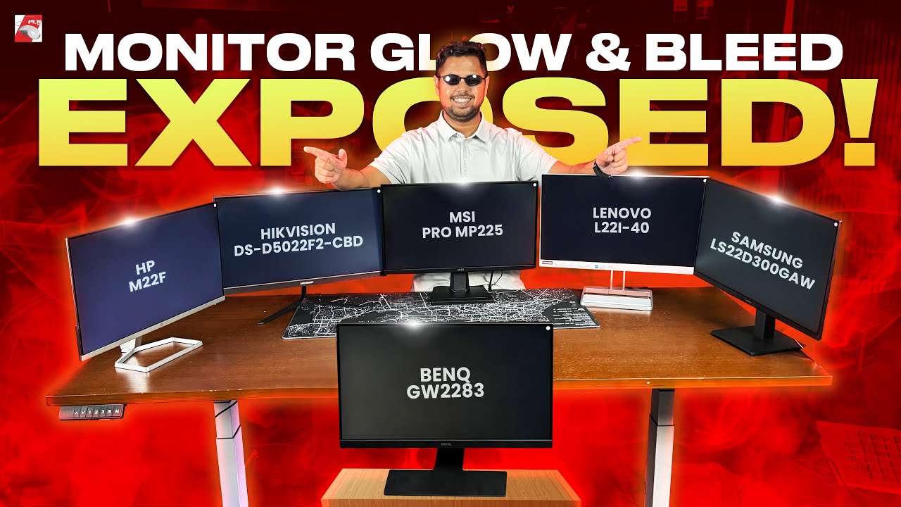 Monitor Glow & Bleed EXPOSED 5 Monitors Tested