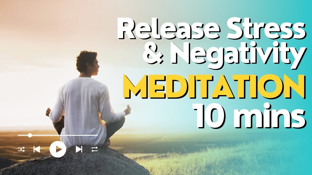 Release Stress & Negativity || Calming 10-Minute Night Meditation for Peaceful Sleep