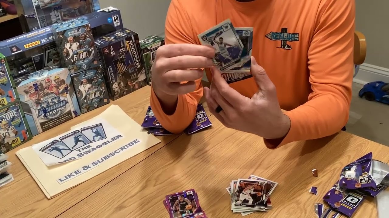 1 year unboxing event w/ Donruss optic NBA
