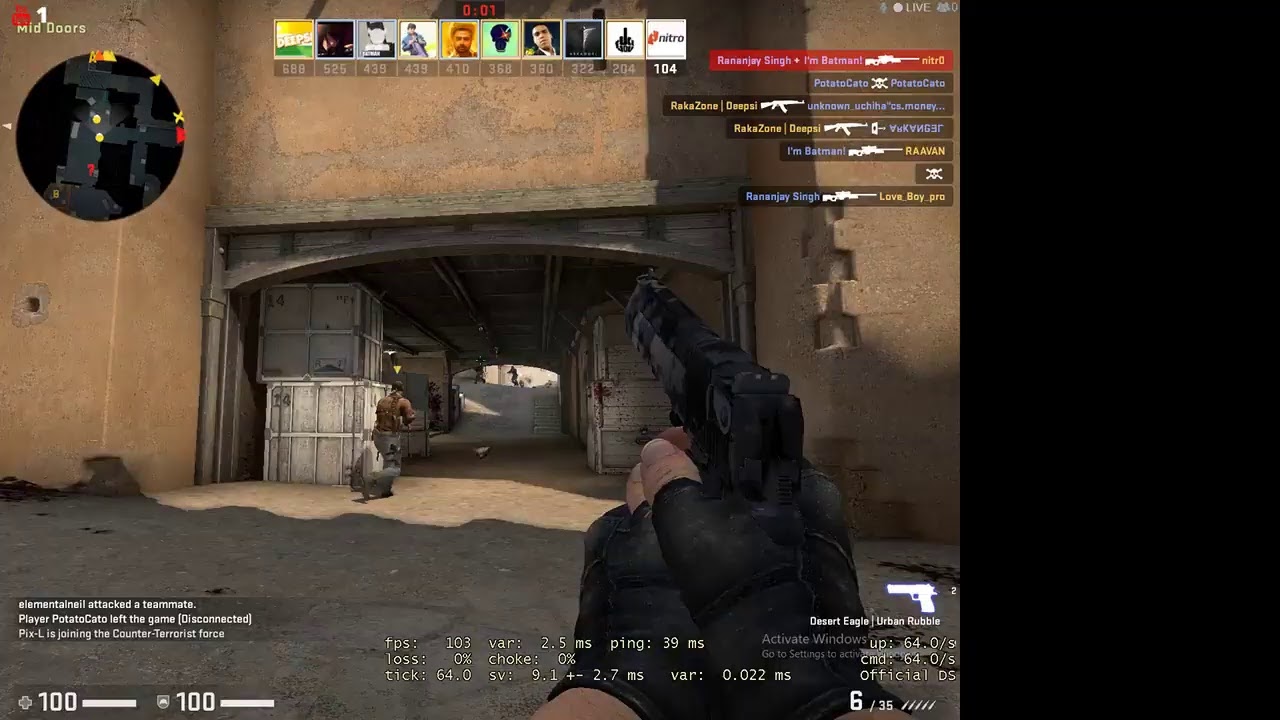 cs go india live stream