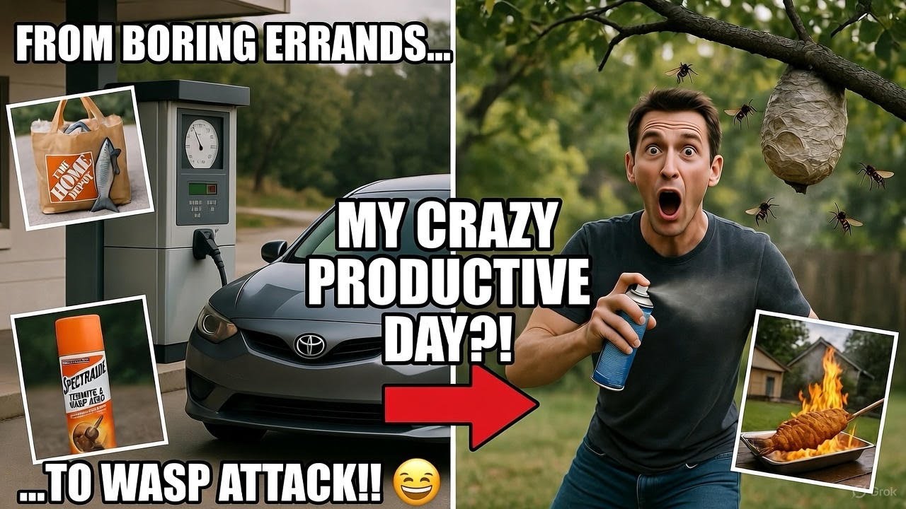 From Emission Test to Wasp Attack: My Crazy Productive Day! 🐝🔥