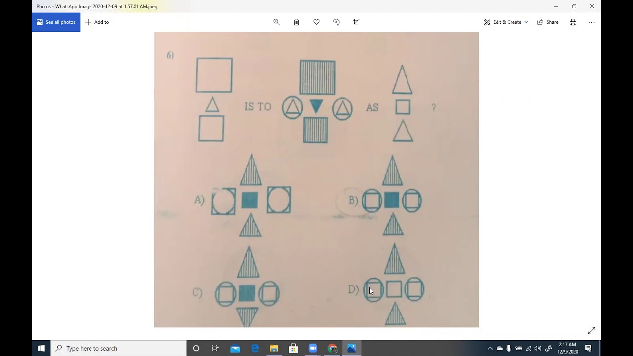 Non Verbal test No 2 PAF intelligence Test Intelligence Test (Super Excellent book)