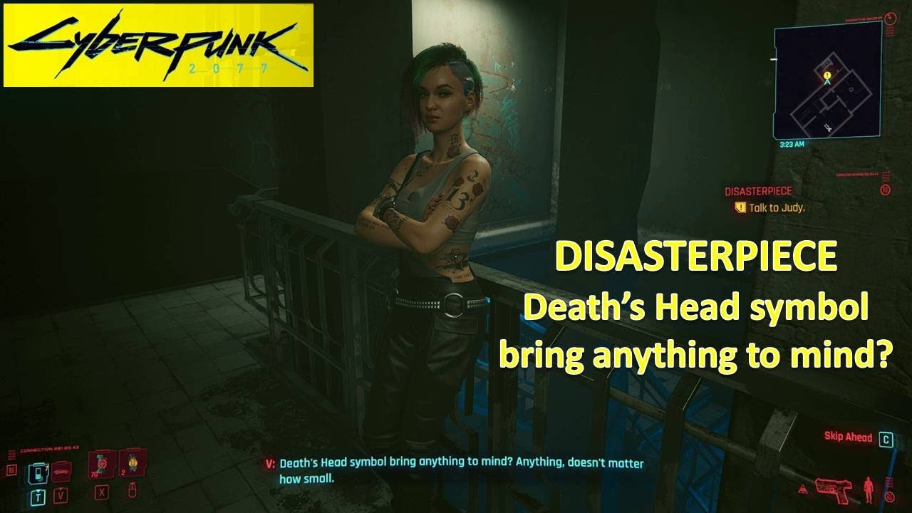 [*/\*] Cyberpunk 2077 - Death's head symbol bring anything to mind? (DISASTERPIECE)