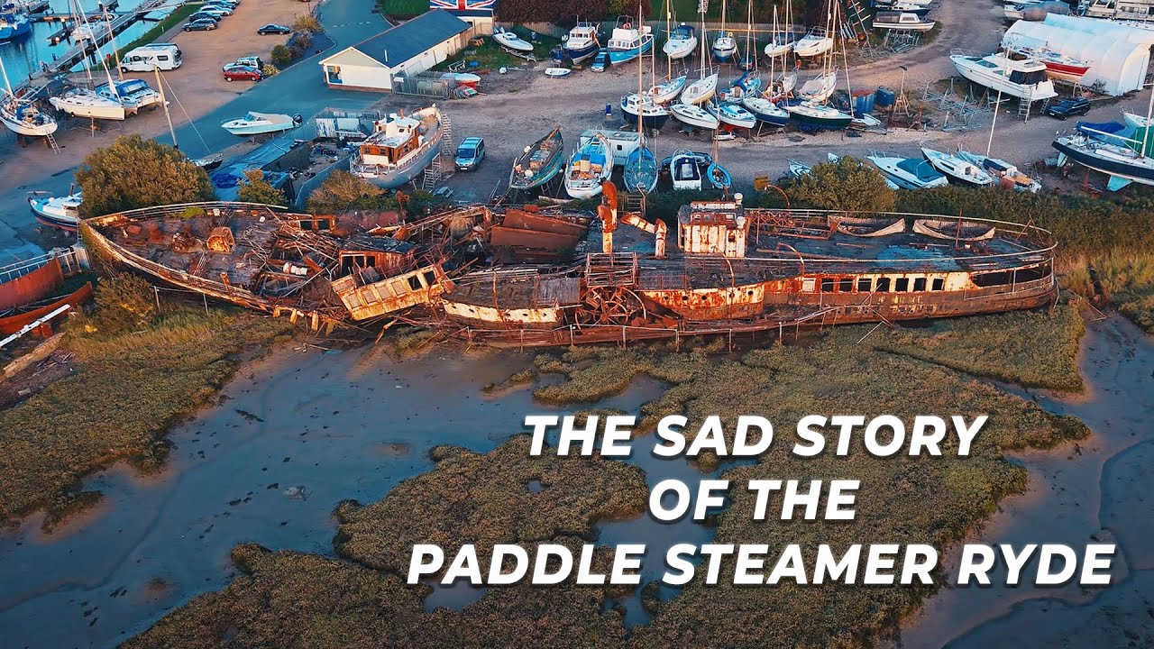 The sad story of the Paddle Steamer PS Ryde | Isle of Wight | Wight Sky Media