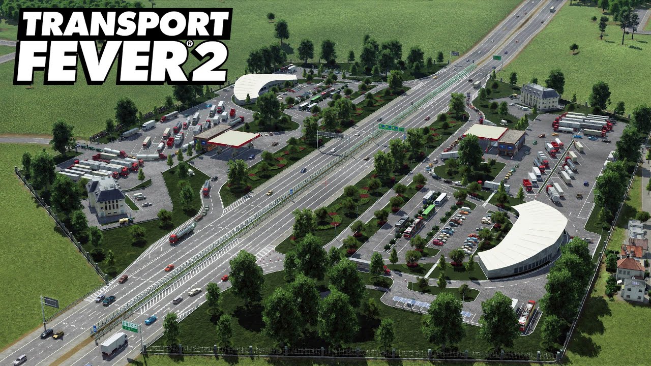 Transport Fever 2 [Modvorstellung] Autobahnraststätte