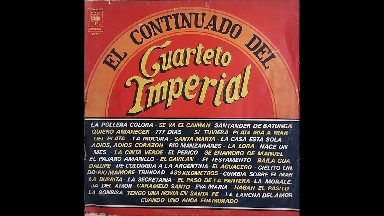 0031   El Continuado De El Cuarteto Imperial Volumen 1 LP Completo 1978