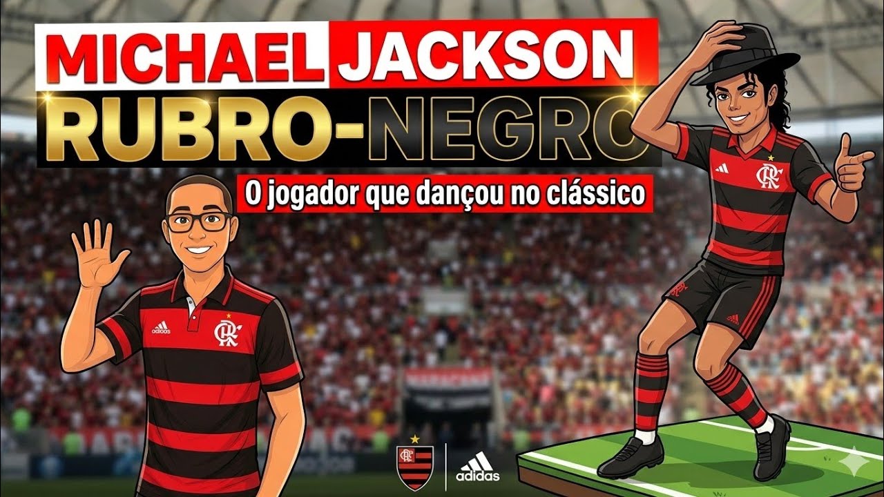 O cara meteu o passinho com a camisa do Flamengo em pleno Maracanã. @MichaelJackson 