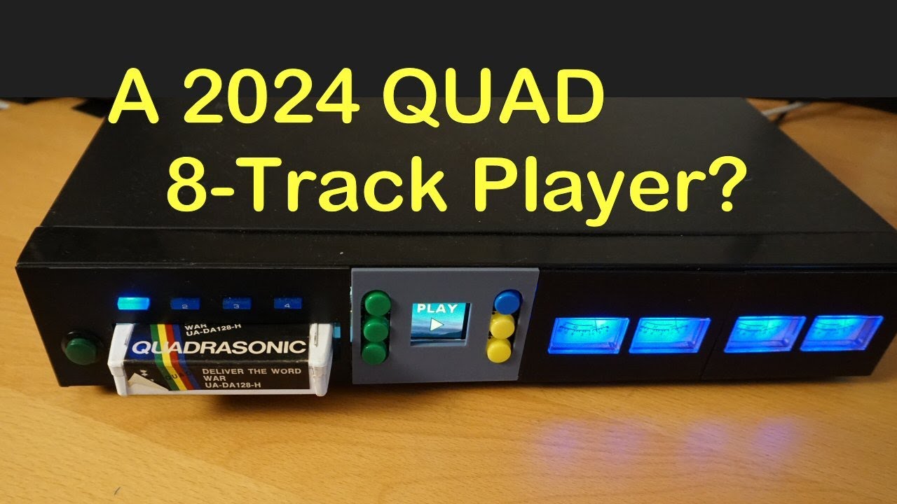 Pi-powered Quadraphonic 8-Track 