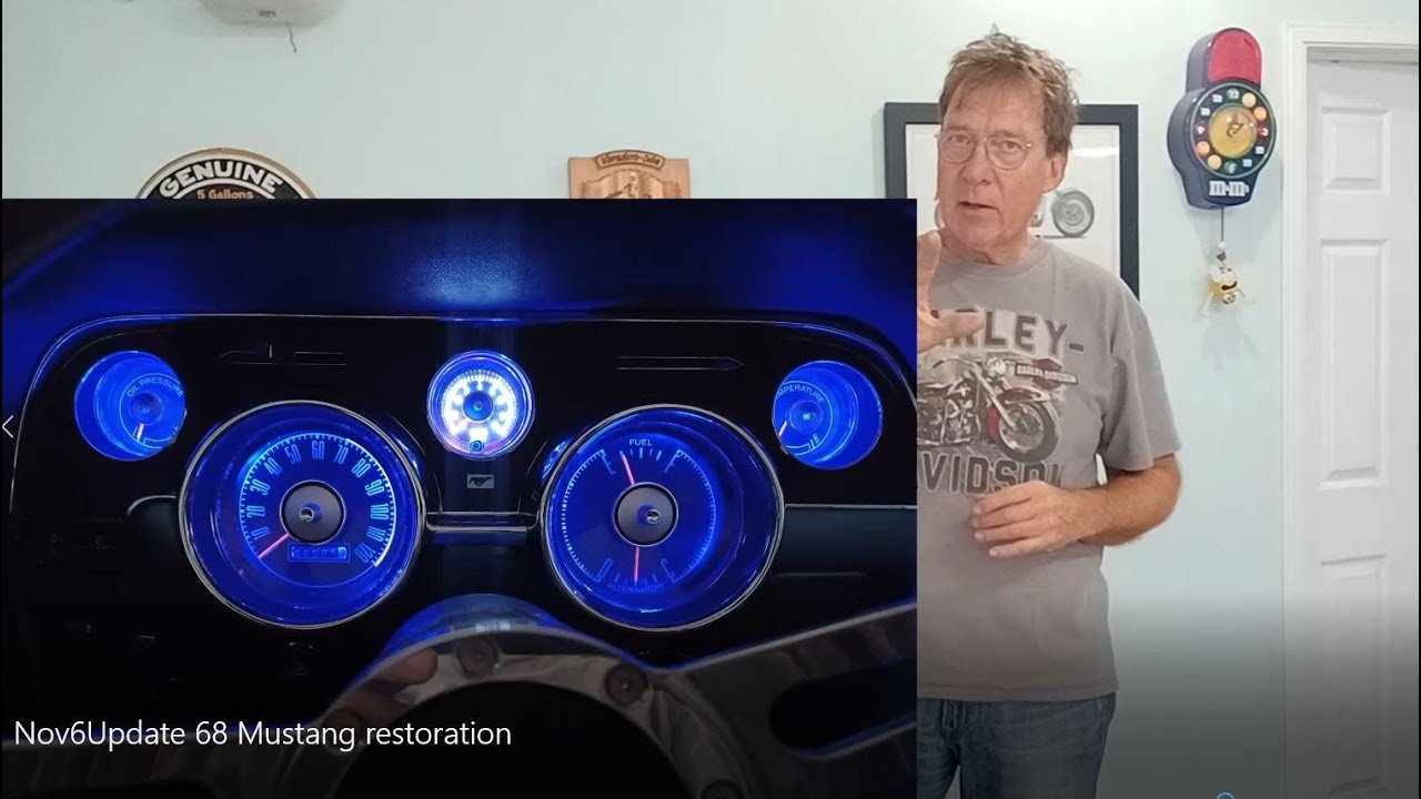 Nov6Update 68 Mustang restoration