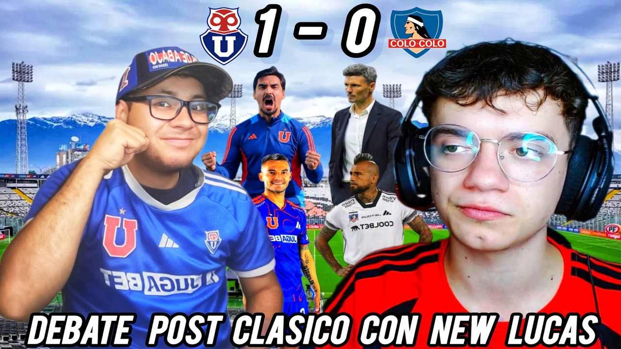 Debate Post Clásico con New Lucas / La u de chile EDUCO a colo colo / lucas paga su apuesta