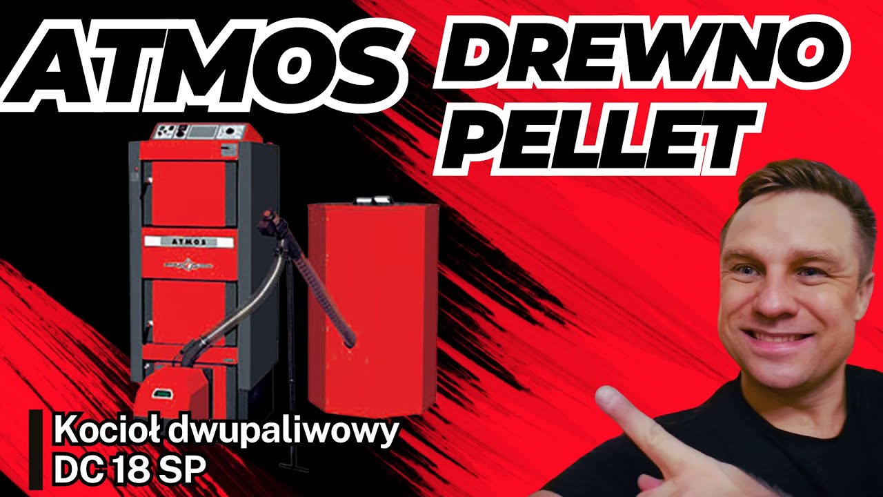 ATMOS &mdash; KOCIOŁ NA ZGAZOWANIE Z PALNIKIEM NA PELLET | DWUPALIWOWY KOCIOŁ #hybryda #zgazowanie #drewno