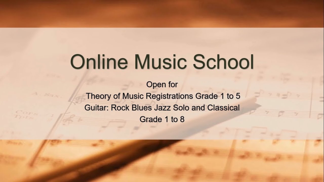 Online Music School - Learn online and take the exams in your country.