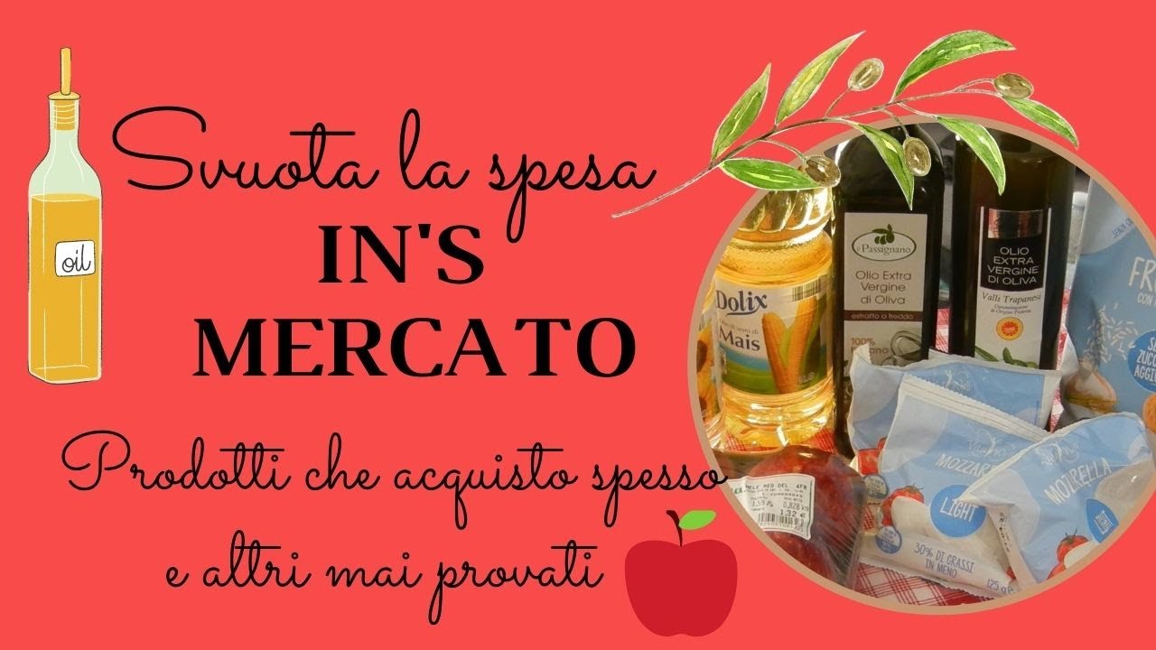 #2 Svuota la spesa IN'S MERCATO 🛒 Prodotti che acquisto regolarmente e prodotti mai provati prima