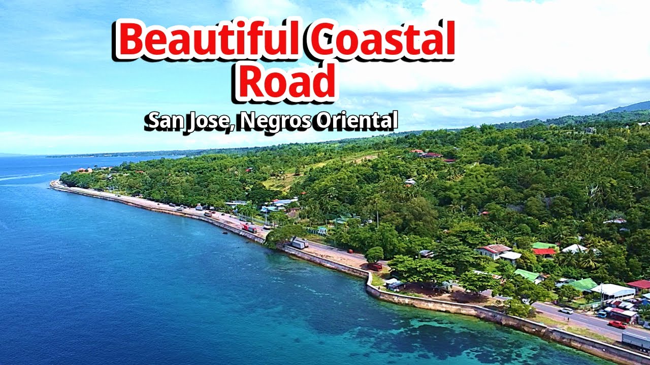San Jose, Negros Oriental Coastal Road Aerial Tour | Negros Places