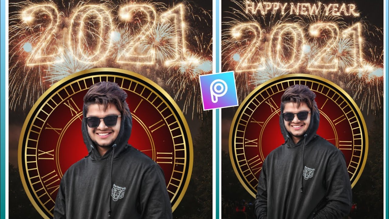 2021 Happy New Year Photo Editing in PicsArt | Happy New Year 2021 Photo Editing | 2021 New Part -12