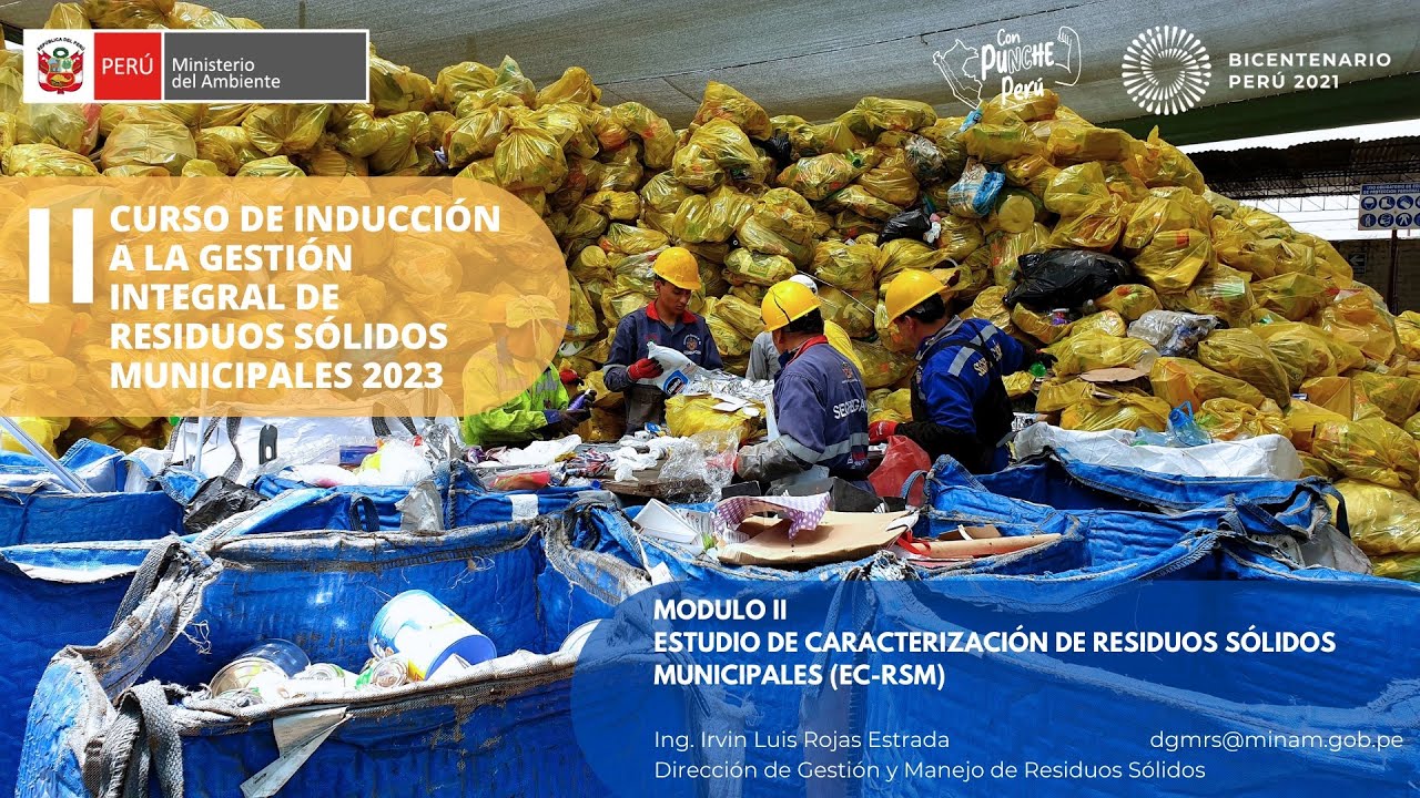 Presentación Módulo II - Estudio de caracterización de residuos sólidos municipales (EC_RSM)