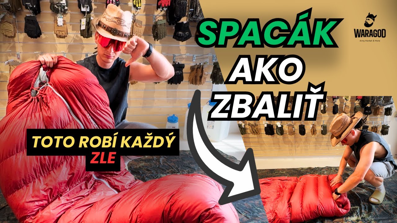 TOP tipy: Ako zbaliť spacák - s týmto trikom ti spacák vydrží roky