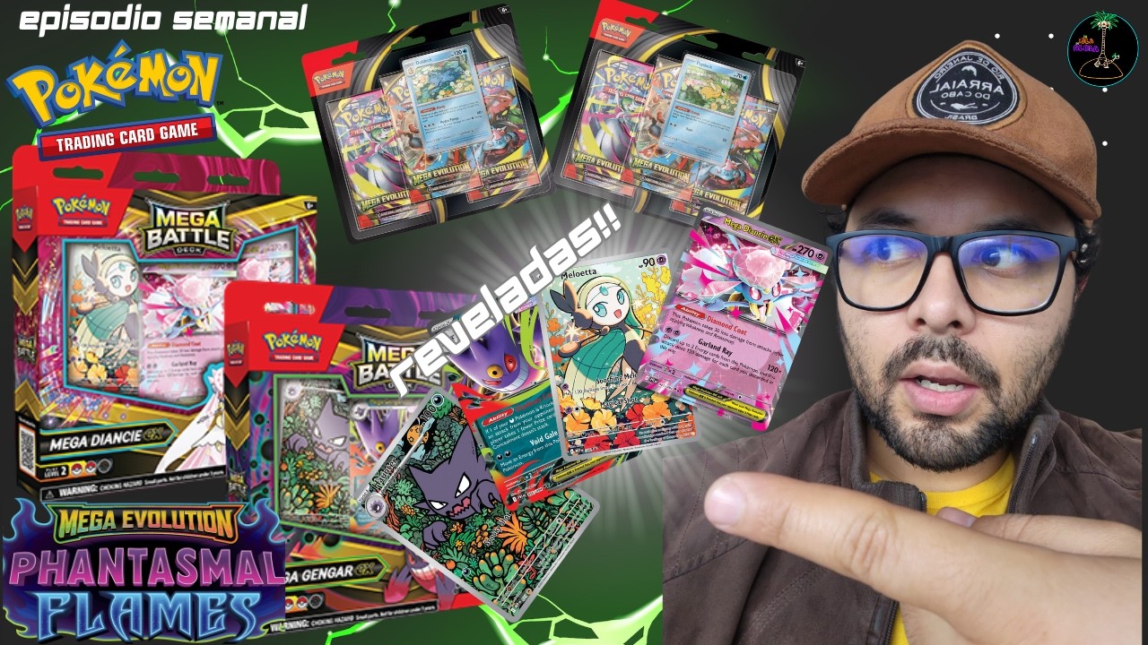 ¡PRIMER VISTAZO! Abrimos DECKS con CARTAS de PHANTASMAL FLAMES ++ 6 Sobres de Mega Evolution