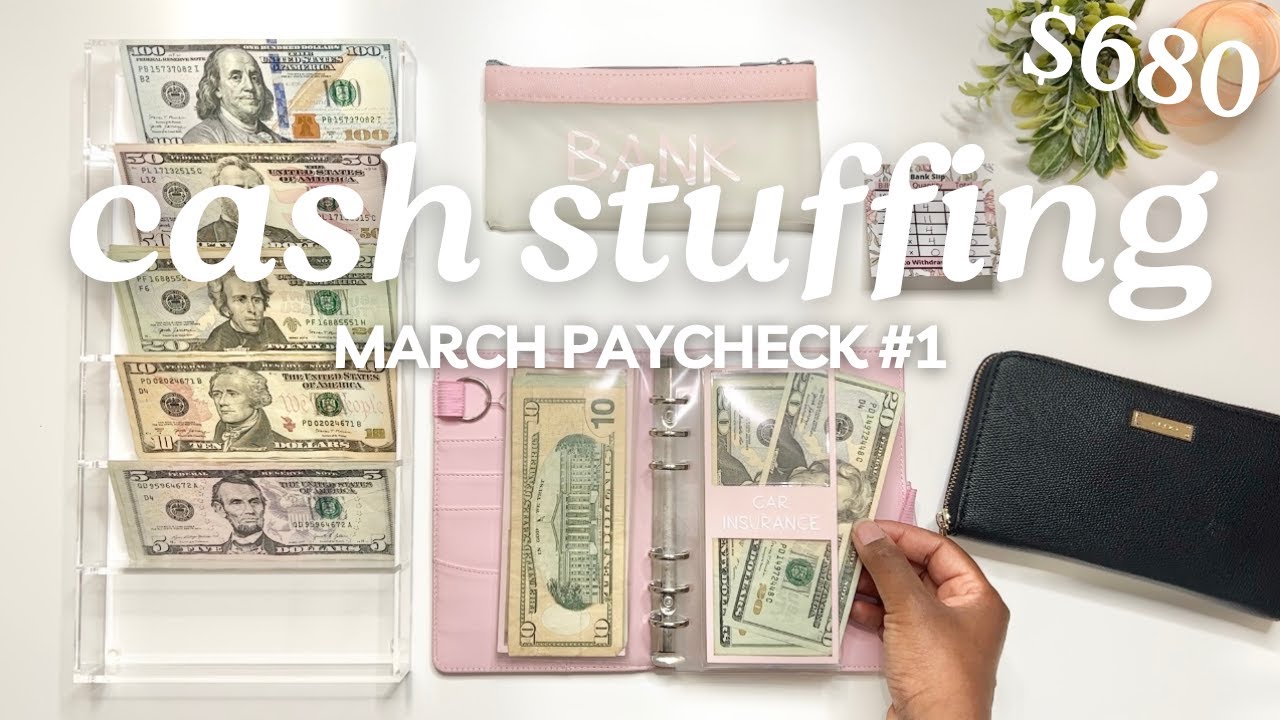 CASH ENVELOPE STUFFING | MARCH 2025 PAYCHECK #1 | Budget With Me | MONETS MONEY