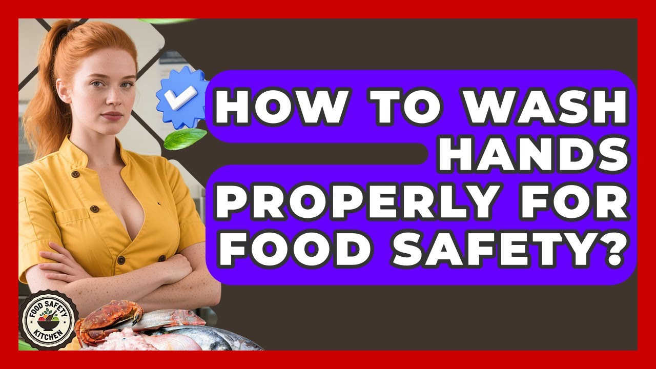 How To Wash Hands Properly For Food Safety? - Food Safety Kitchen