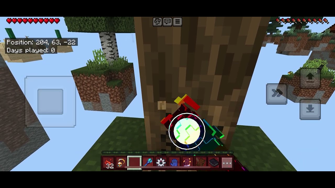 Sky block with all horror mods activated continued next time