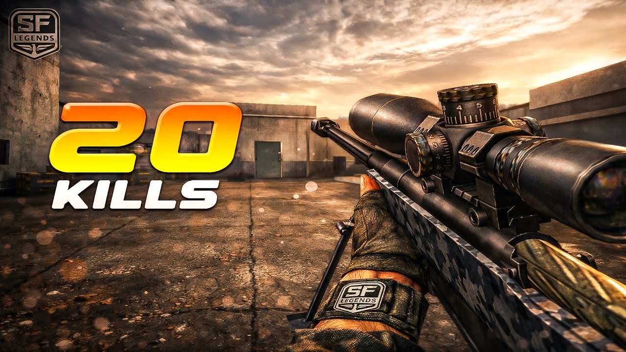 Easy 20 Kills Using CAMO TAC-50 in SF Legends!! | SF Legends Team Battle Gameplay