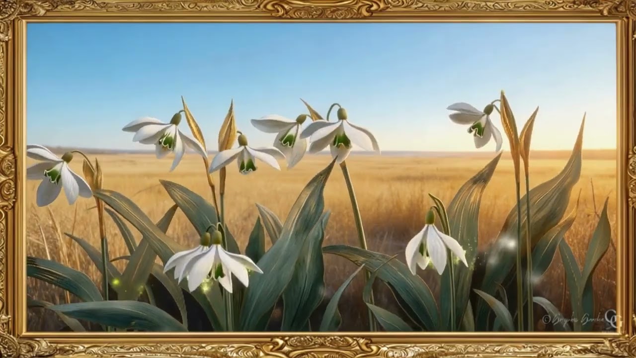 Spring Flower Field TV Art Frame 🌸 Relaxing Nature Wallpaper