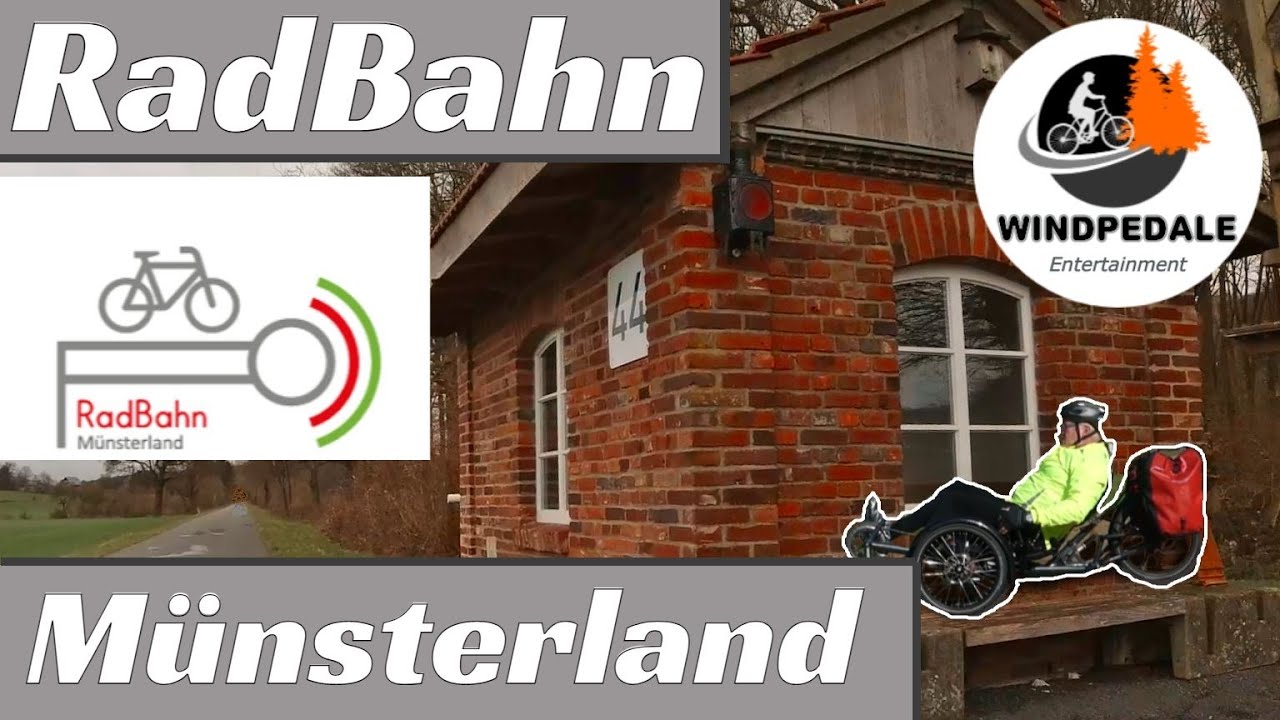 Radbahn Münsterland - I WINDPEDALE I RADTOUR I SUBTITLES I HP Velotechnik Scorpion FS 20