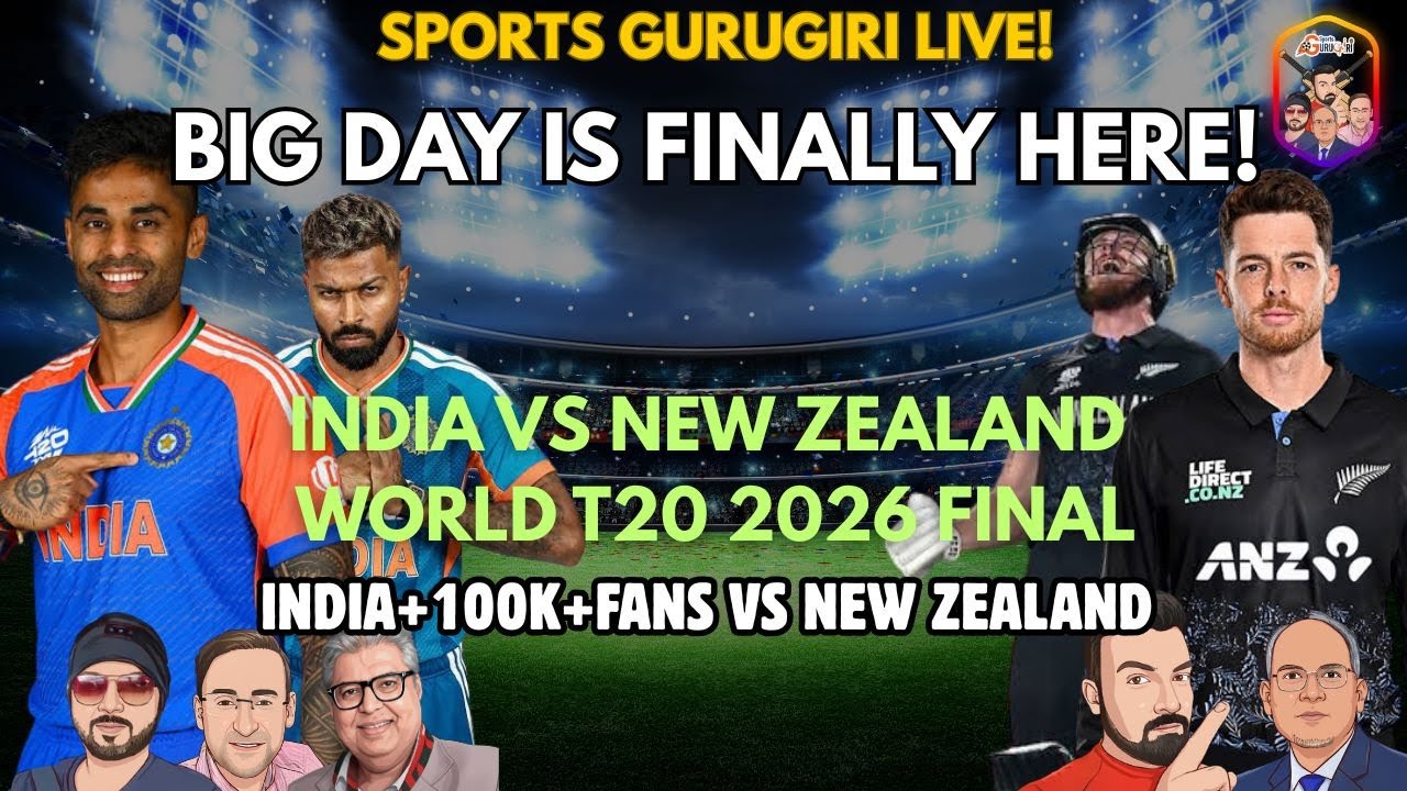 BIG DAY IS HERE! India VS New Zealand Final!!🔥India + 100k Plus Fans VS New Zealand!