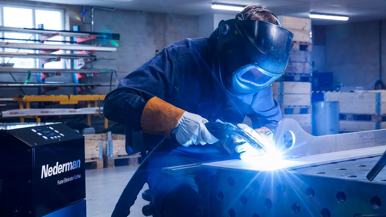 Nederman Fume Eliminator GoMax - intelligent on-torch welding fume extraction