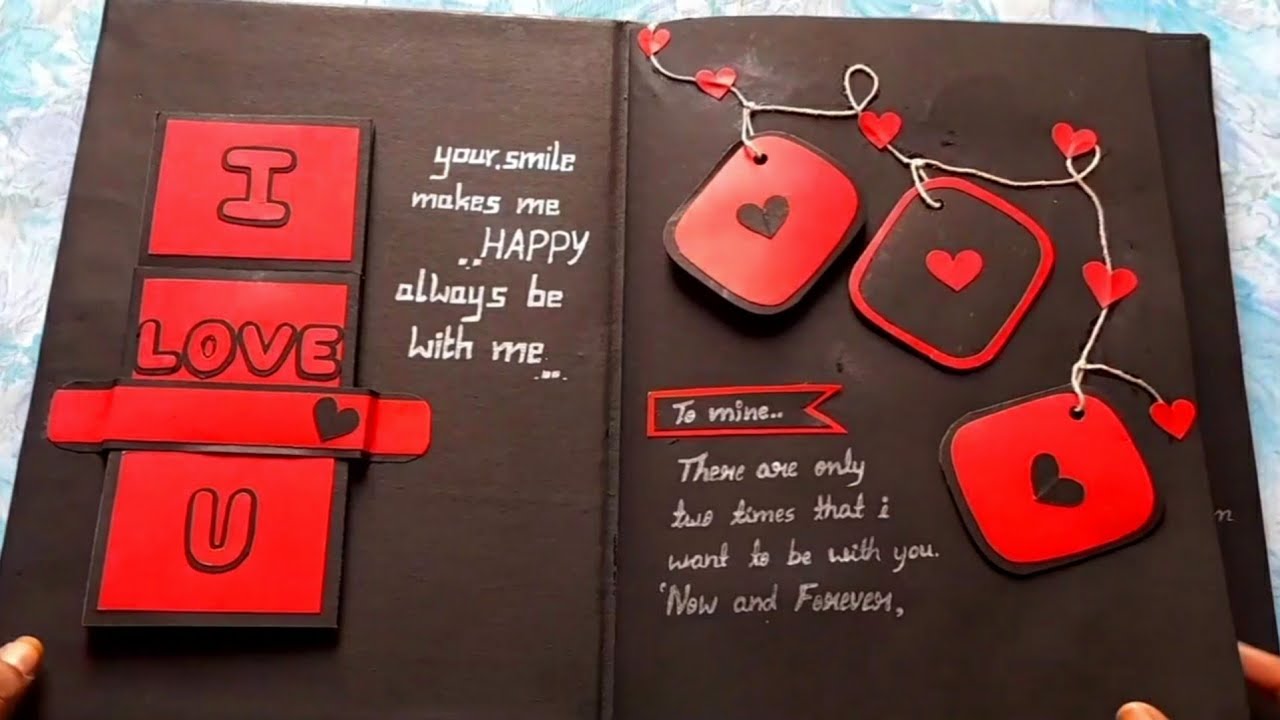 scrapbook | valentine's day special gifts | paper craft ideas | love envelopes | diy crafts |