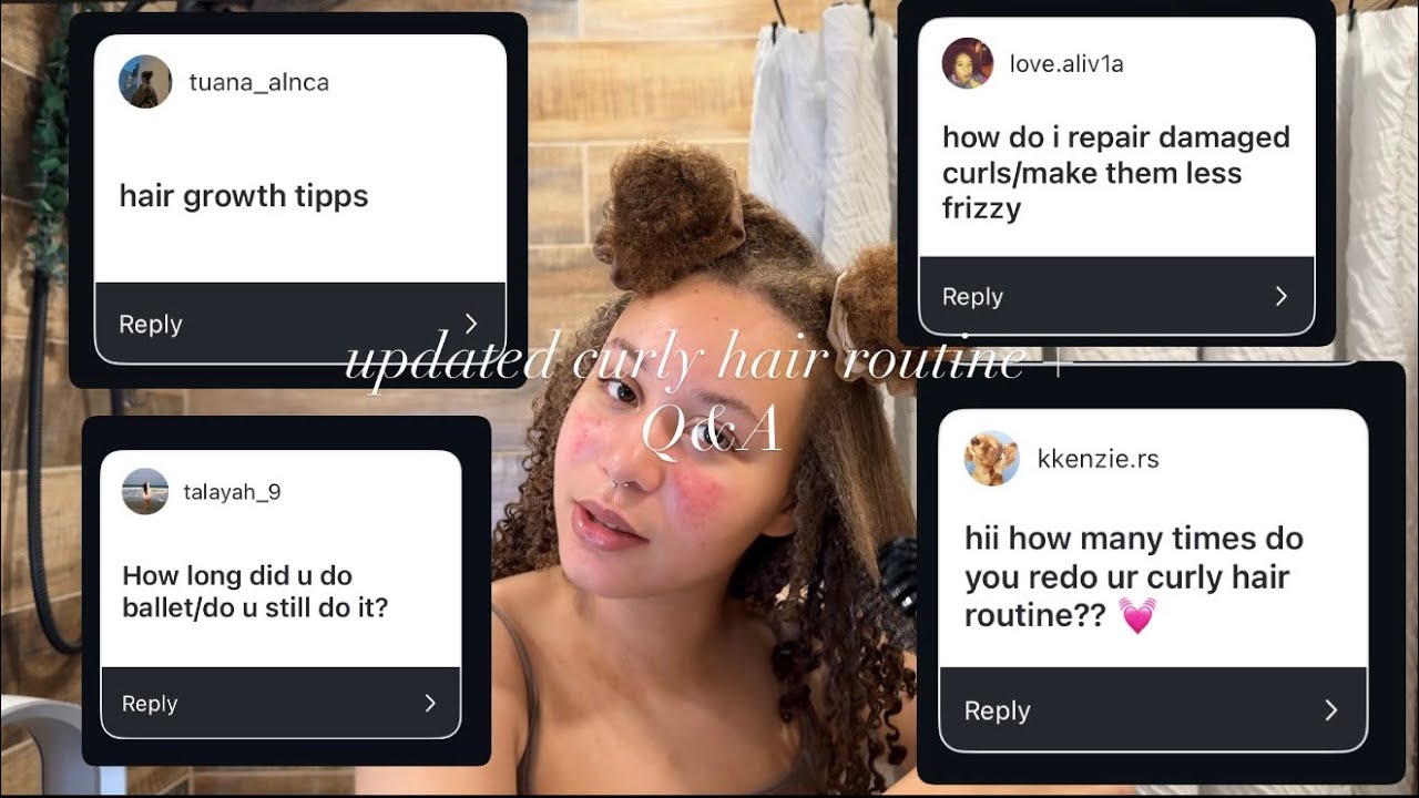 Q&A + UPDATED CURLY HAIR ROUTINE