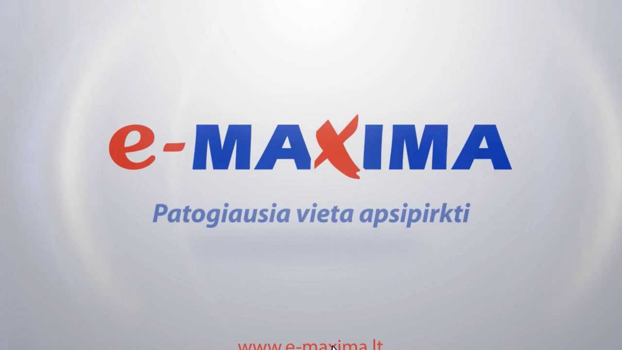 www.e-MAXIMA.lt - patogiausia vieta apsipirkti!