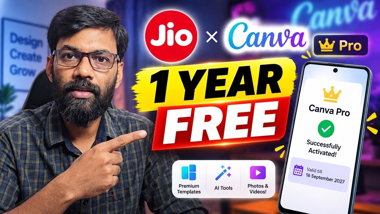 How to Claim Jio Canva Pro FREE for 1 Year | canva pro 1 year free | free canva pro