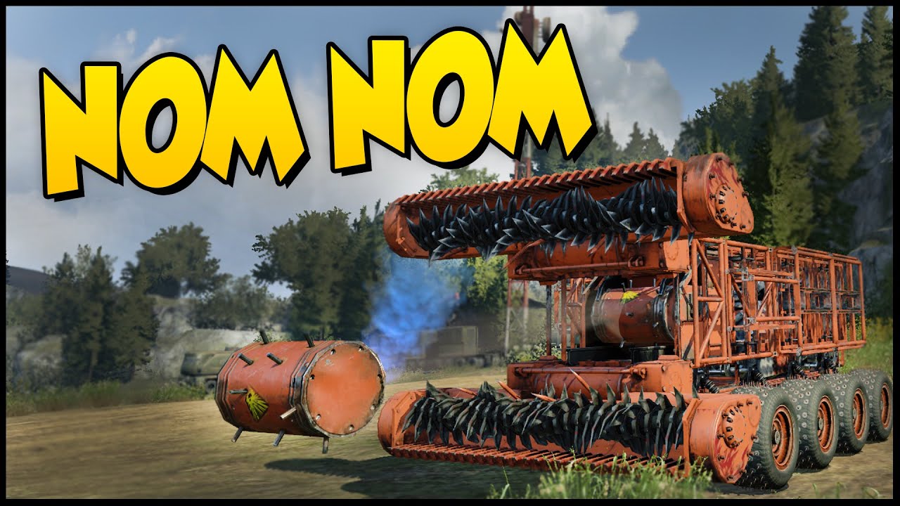 Crossout ➤ 2x Harvesters + Porcupine Explosive Barrels = NOM NOM! [Crossout Gameplay]