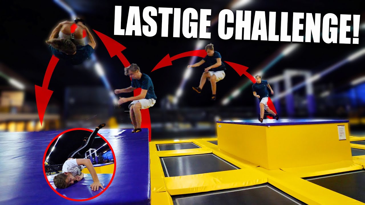 MOEILIJKE CHALLENGES IN TRAMPOLINEPARK!